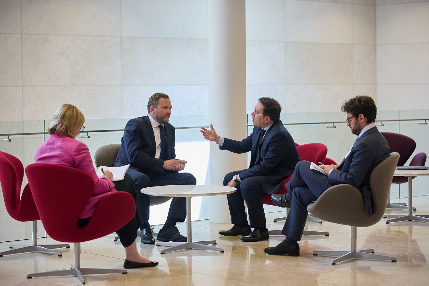 José Manuel Albares addresses the Foreign Affairs Council